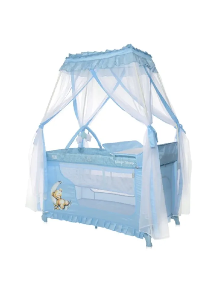 Reisebett, Laufstall Magic Sleep in blau