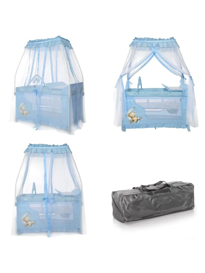 Reisebett, Laufstall Magic Sleep in blau
