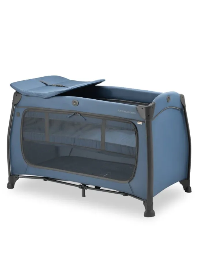 Reisebett Play N Relax Center mit Wickelauflage, in blau