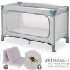 Reisebett Set Dream N Play Plus inkl. Alvi in grau,blau