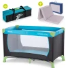 Reisebett Set Dream'n Play - mit Alvi Reisebett in blau,gruen