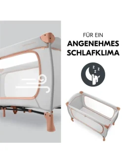 Reisebett Sleep N Play Go Plus (mit Rollen in grau