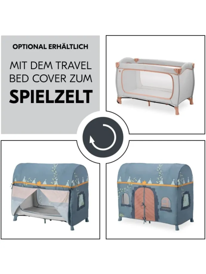 Reisebett Sleep N Play Go Plus (mit Rollen in grau