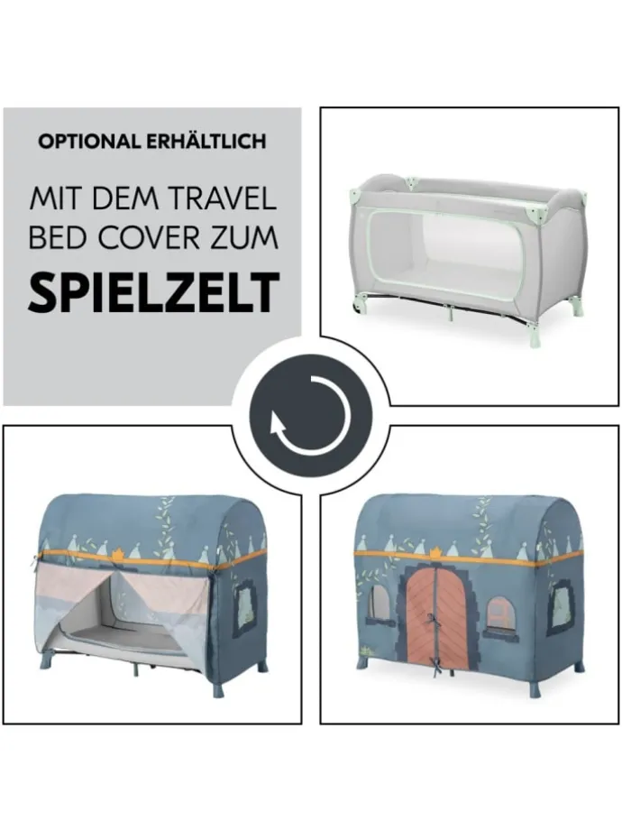 Reisebett Sleep N Play Go Plus (mit Rollen in grau