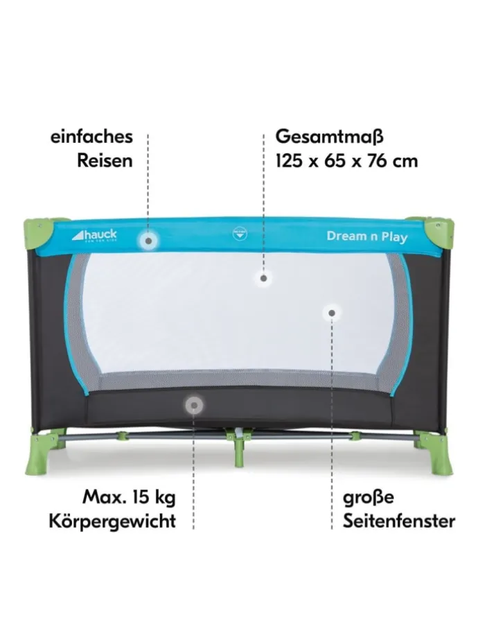 Reisebett Sparset - Dream N Play inkl. Alvi in blau