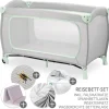 Reisebett XXL-Sparset - Sleep N Play Go Plus in grau,gruen