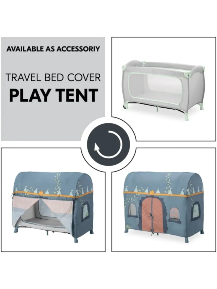 Reisebett XXL-Sparset - Sleep N Play Go Plus in grau,gruen