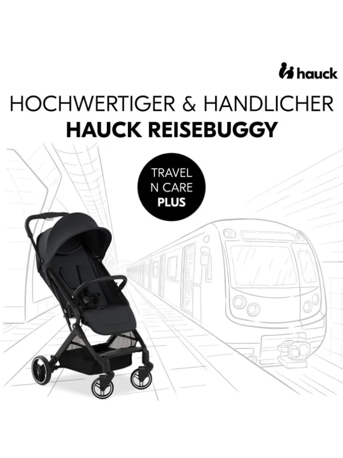 Reisebuggy & Sportwagen Travel N Care Plus in schwarz