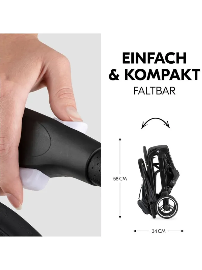 Reisebuggy & Sportwagen Travel N Care Plus in schwarz