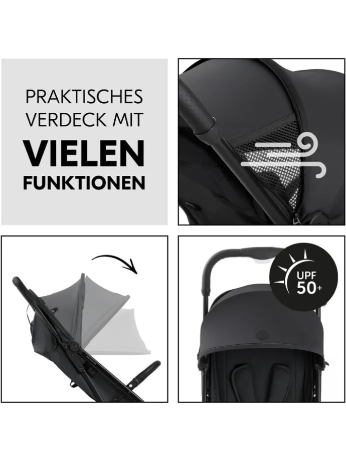 Reisebuggy & Sportwagen Travel N Care Plus in schwarz