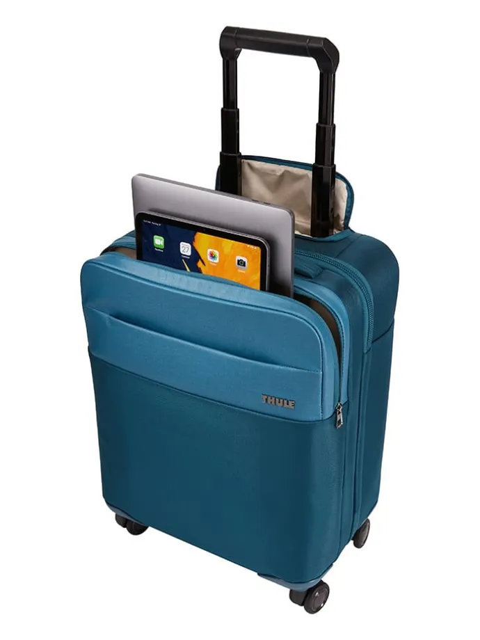 Reisekoffer "Spira Compact Carry On Spinner" in Blau - (H)50 x (L)35 x (B)13 cm