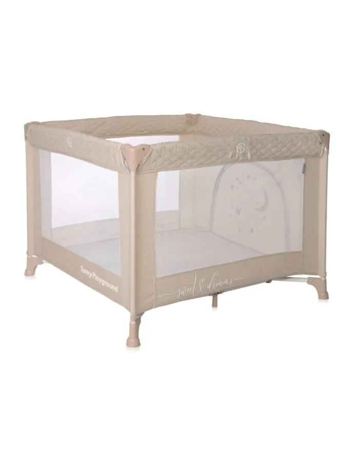 Reiselaufstall Sunny, faltbar in natur