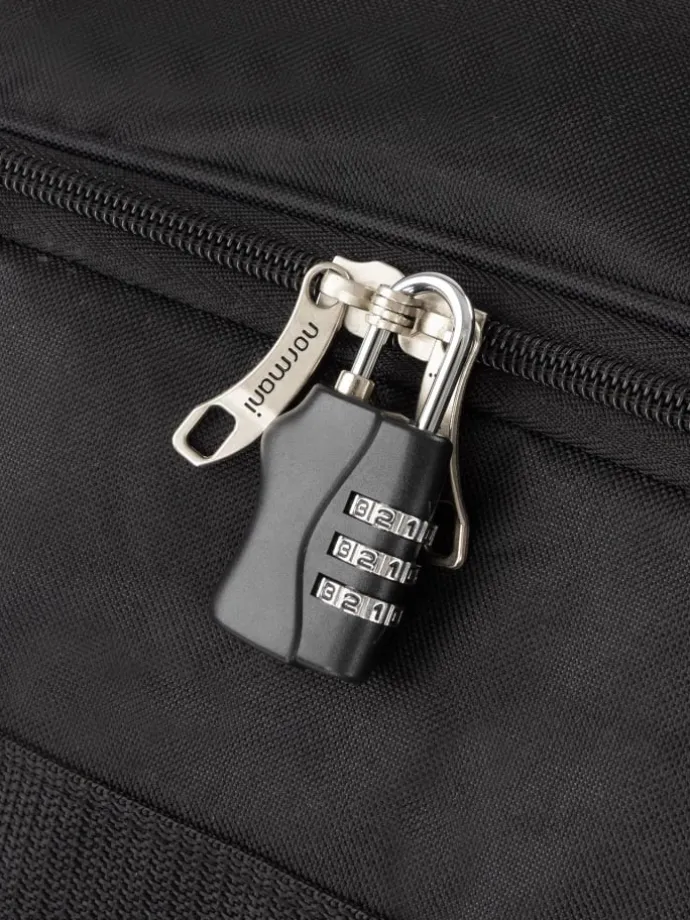 Reisetasche mit 3 Rädern Jumbus 120 in Schwarz