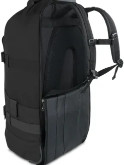 Reisetasche mit Rollen und Rucksackfunktion Melano90 in Schwarz