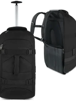 Reisetasche mit Rucksackfunktion 60 Liter Melano in Schwarz