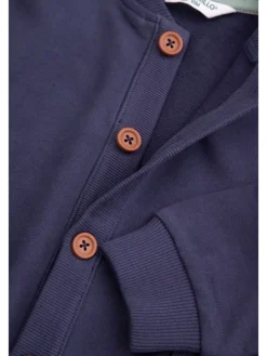 Reißverschlussjacke in dunkelblau