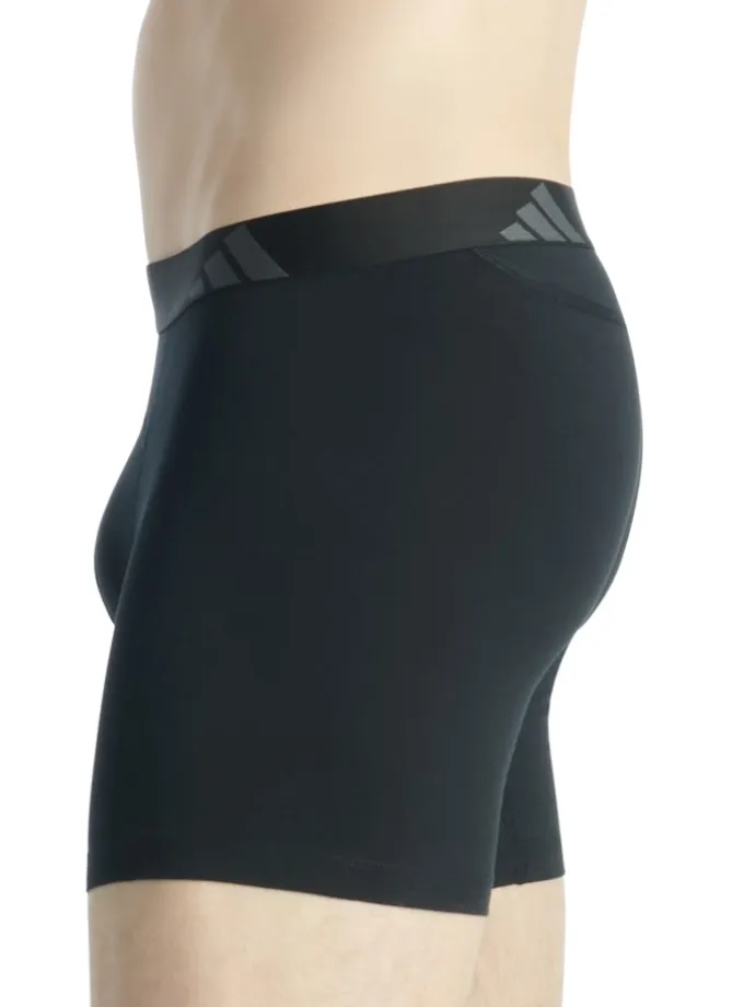 Retro Boxer Active Flex Cotton Ergonomic in Black