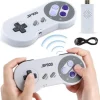 Retro-Spielekonsole kabelloser HD-Spaß und vielseitige Möglichkeiten in Grau