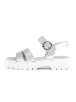 Riemchensandalen in silber