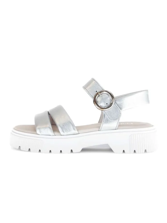Riemchensandalen in silber