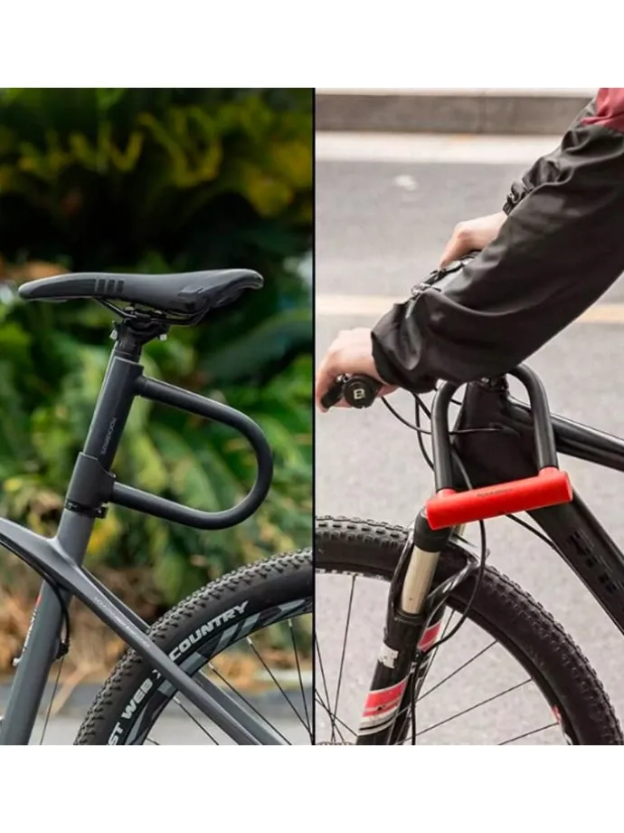 RKS610-BK Bügelschloss Fahrradschloss Schwarz