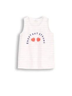 Ärmelloses T-Shirt in bunt