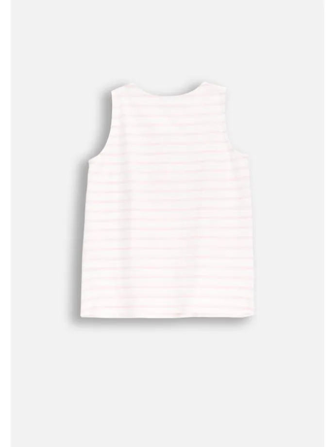 Ärmelloses T-Shirt in bunt