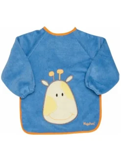 Ärmel-Lätzchen - Giraffe Blau in blau,motiv