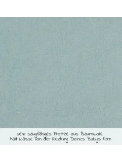 Ärmel-Lätzchen - Stickerei Eisbär - Mint in gruen,motiv
