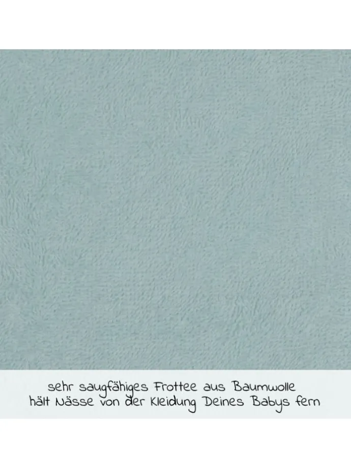 Ärmel-Lätzchen - Stickerei Eisbär - Mint in gruen,motiv