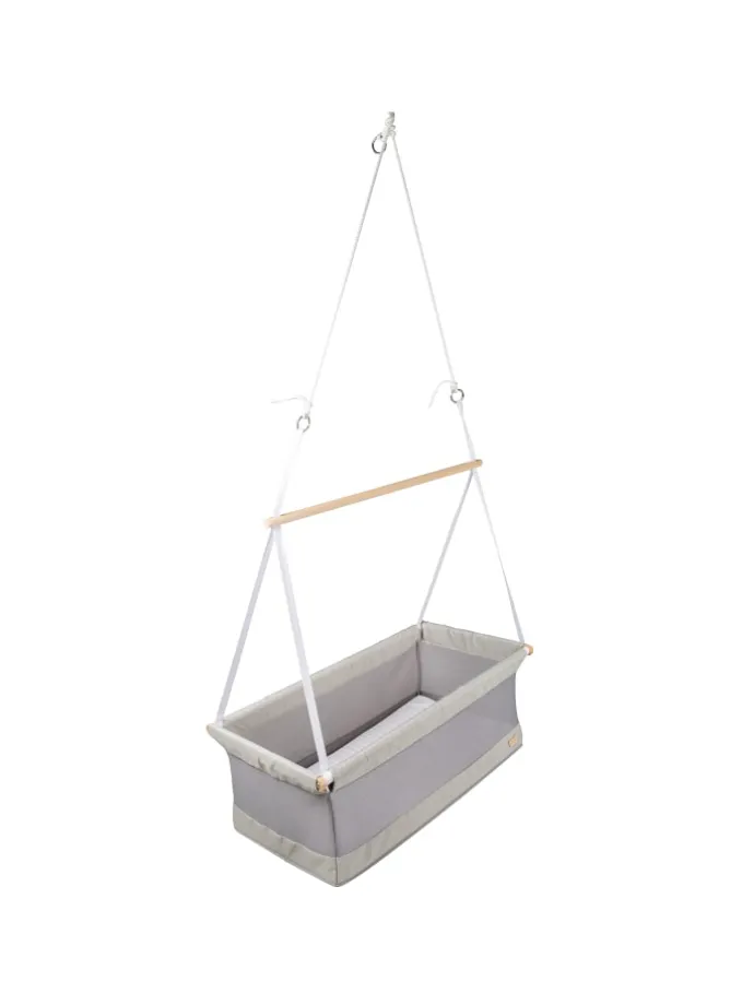 roba Hängebettchen safe asleep Mesh-Stoff 90 x 45 cm - Grau