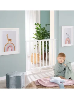 roba Türschutzgitter weiß - Klemmgitter für Kinder & Haustiere