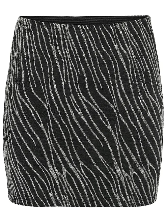 Rock in Schwarz/ Silber