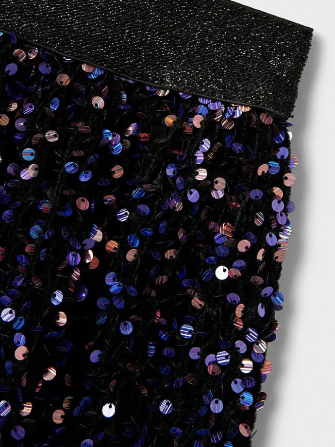 Rock "Prunica" in Lila/ Schwarz