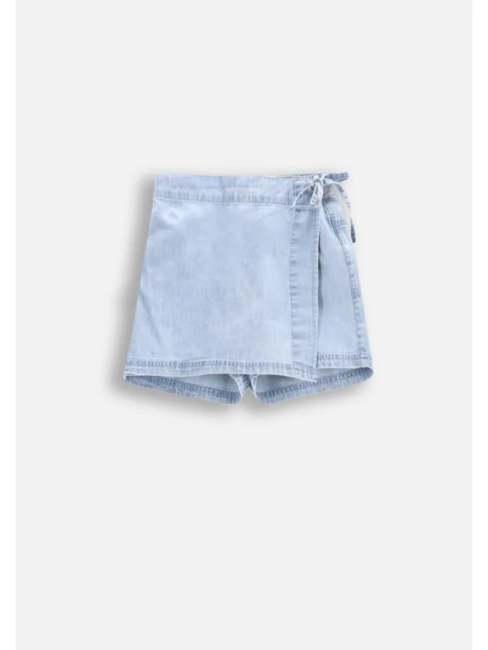 Rock-Shorts in blau