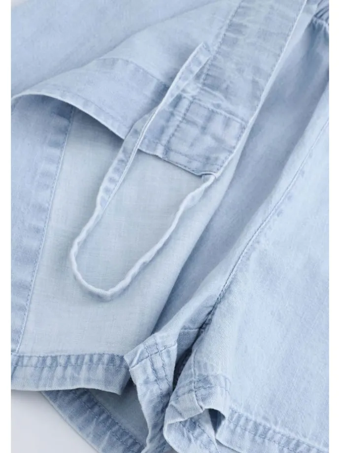 Rock-Shorts in blau