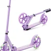 Roller mit 2 LED Rädern ab 10 Jahre in Lila