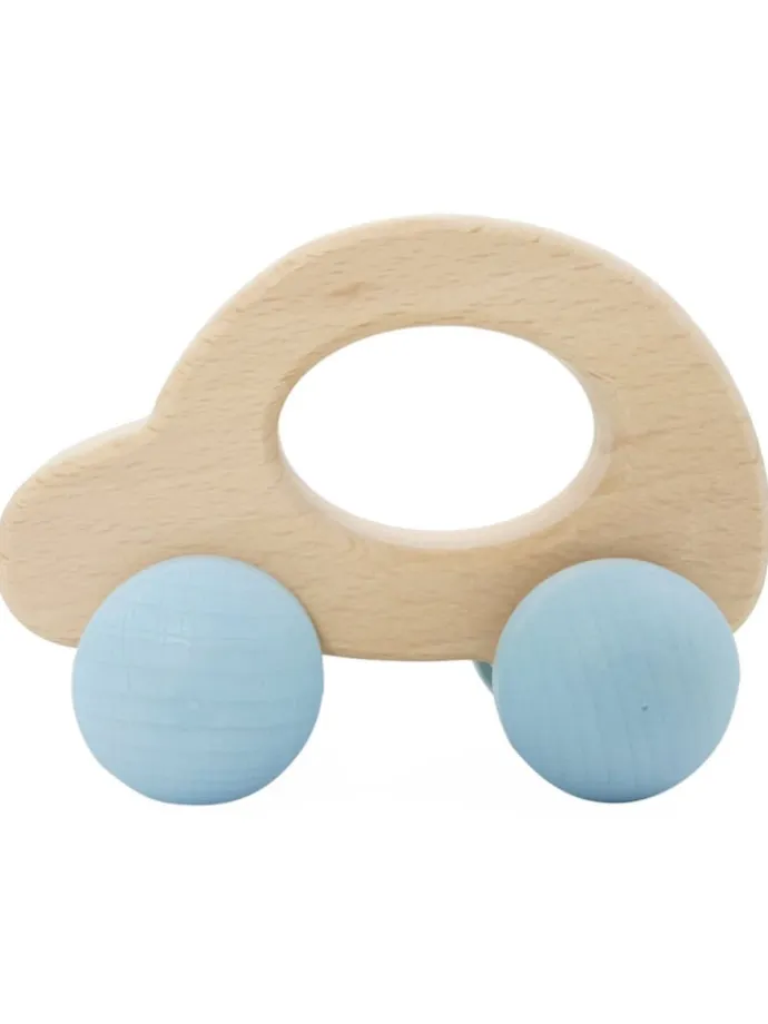 Rolli "Auto" in Natur/Blau