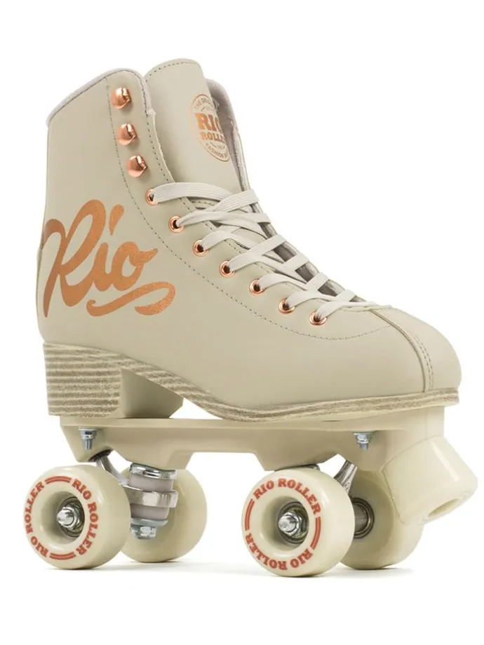 Rollschuhe "Rio Roller Rose" in Beige