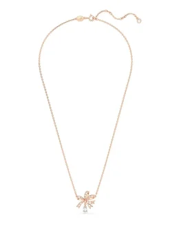 Rosévergold. Halskette mit Schmuckelement - (L)38 cm