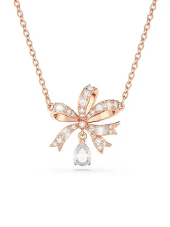 Rosévergold. Halskette mit Schmuckelement - (L)38 cm