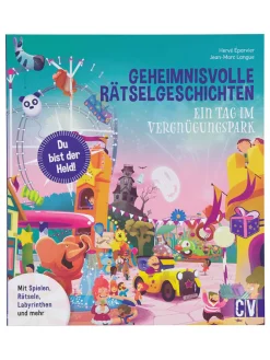 Rätselbuch "Geheimnisvolle Rätselgeschichten: Ein Tag im Vergnügungspark"