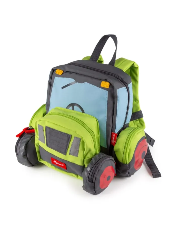 Rucksack Fahrzeuge in grün