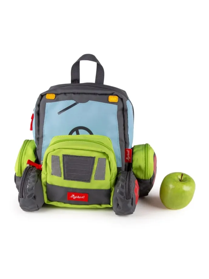 Rucksack Fahrzeuge in grün