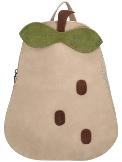 Rucksack "Friends" in Beige/ Grün - (B)21 x (H)26 x (T)8 cm