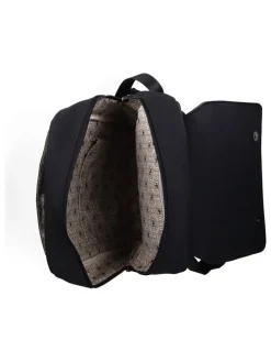 Rucksack in Khaki/ Schwarz - (L)35 x (B)30 x (H)11 cm
