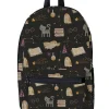 Rucksack in Schwarz/ Bunt - (B)24 x (H)33 x (T)9 cm
