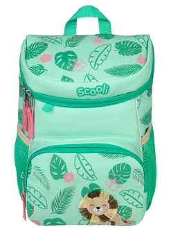 Rucksack "Leo Lion - Mini-Me" in Grün - (B)20 x (H)29 x (T)13 cm