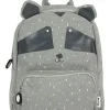 Rucksack "Mr. Raccoon" in Grau - (B)23 x (H)31 x (T)10 cm