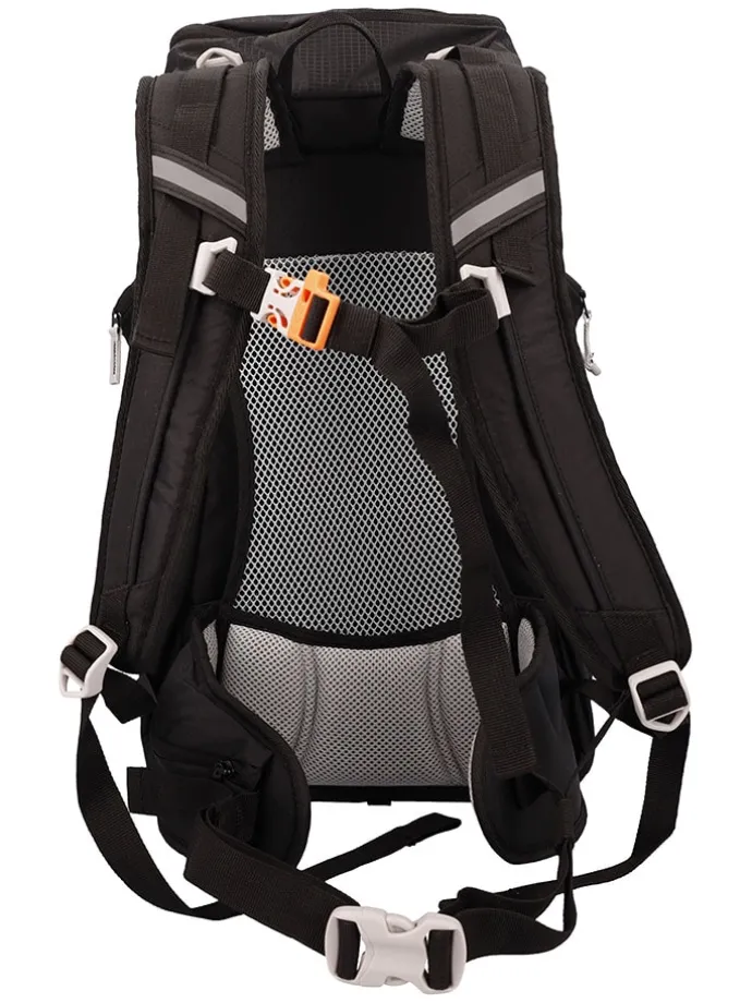 Rucksack "Nordwest" in Schwarz - (B)27 x (H)45 x (T)16 cm